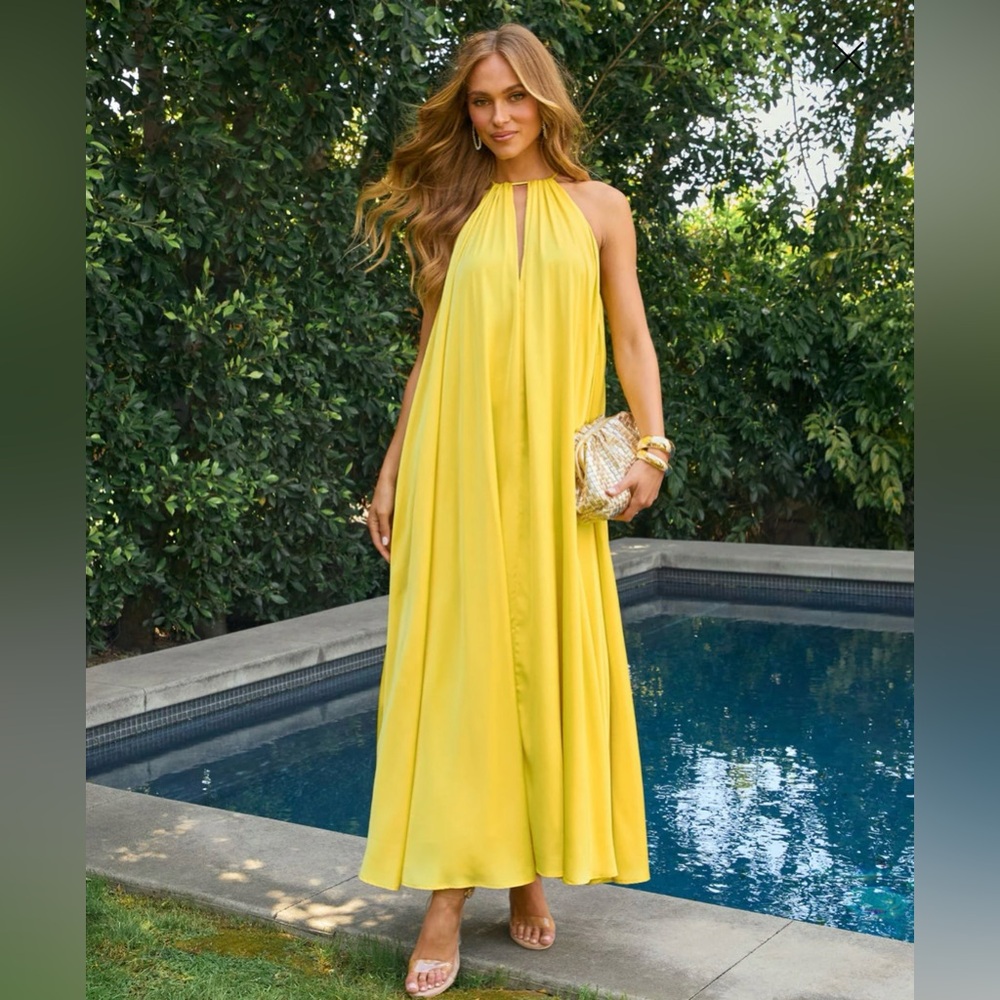 Vici Yellow Maxi Dress